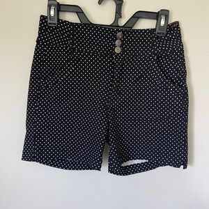 Black Polka Dot Shorts